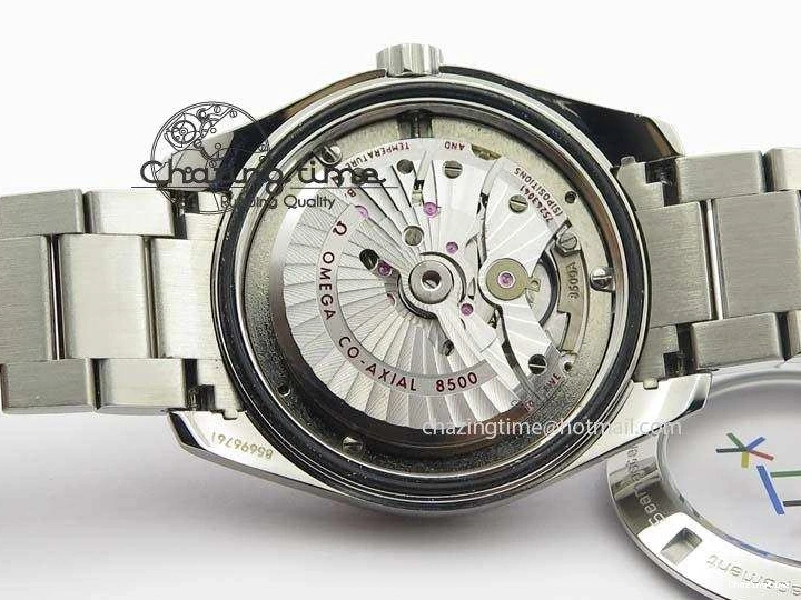 0303 Versatile Aqua Terra ‘PyeongChang 2018’ JHF Best Edition Black Dial On SS Bracelet A 8204